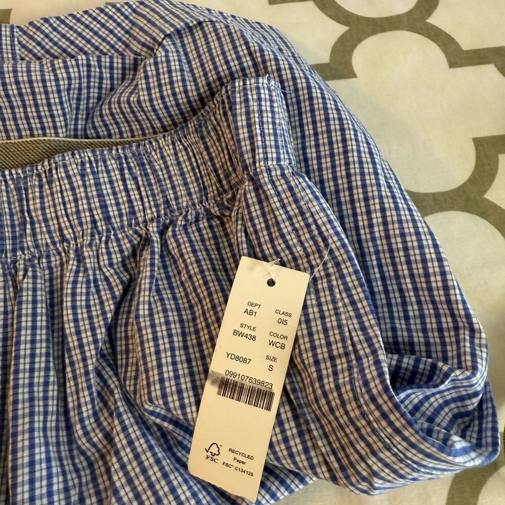 J.Crew Patterned boxers NWT Size S - Picture 6 of 6